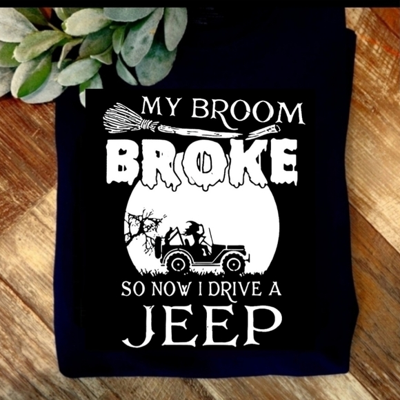Jeep shirt Halloween cute popular witch trending fall - Picture 1 of 1